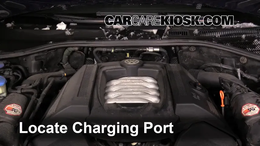 2006 Volkswagen Touareg 4.2L V8 Air Conditioner Recharge Freon